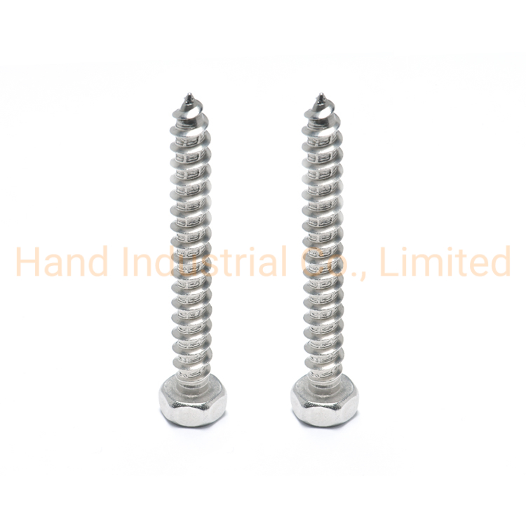 Wholesale Prrice Full Thread SS304 Hex Head Sheet Metal Self Tapping Screws
