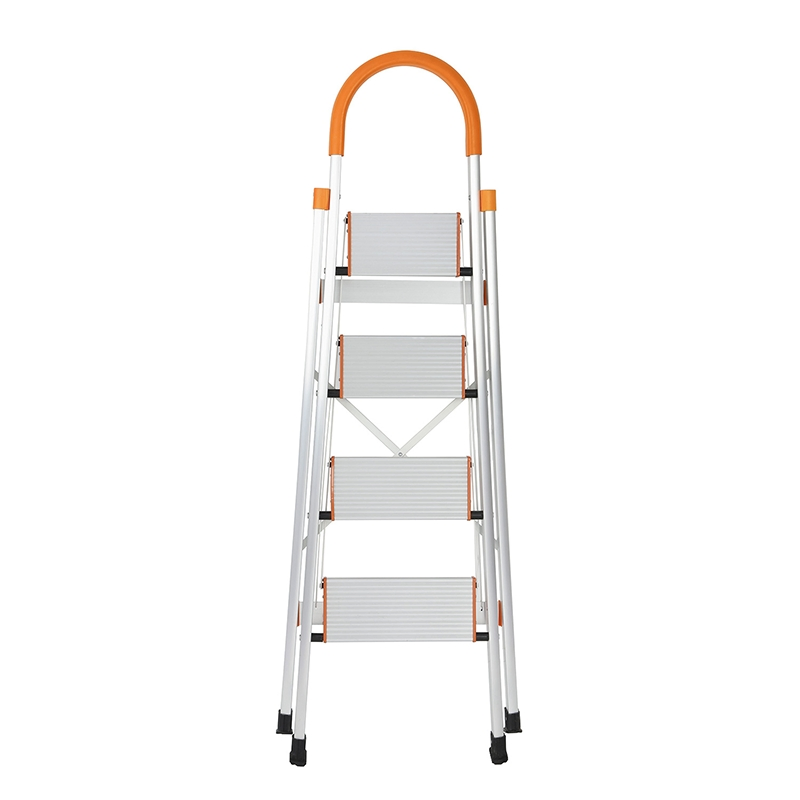 Home Use Non-Slip Step Ladder Multi-Functional Aluminum Alloy Folding Ladder