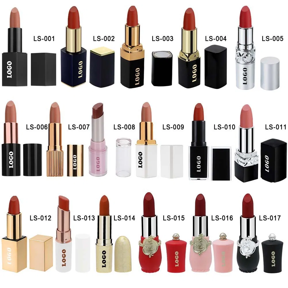 High Pigment Vegan Custom Logo Nude Private Label Waterproof Matte Lipstick