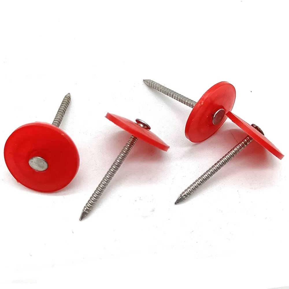 3/4" Plastic Round Cap Roofing Nails