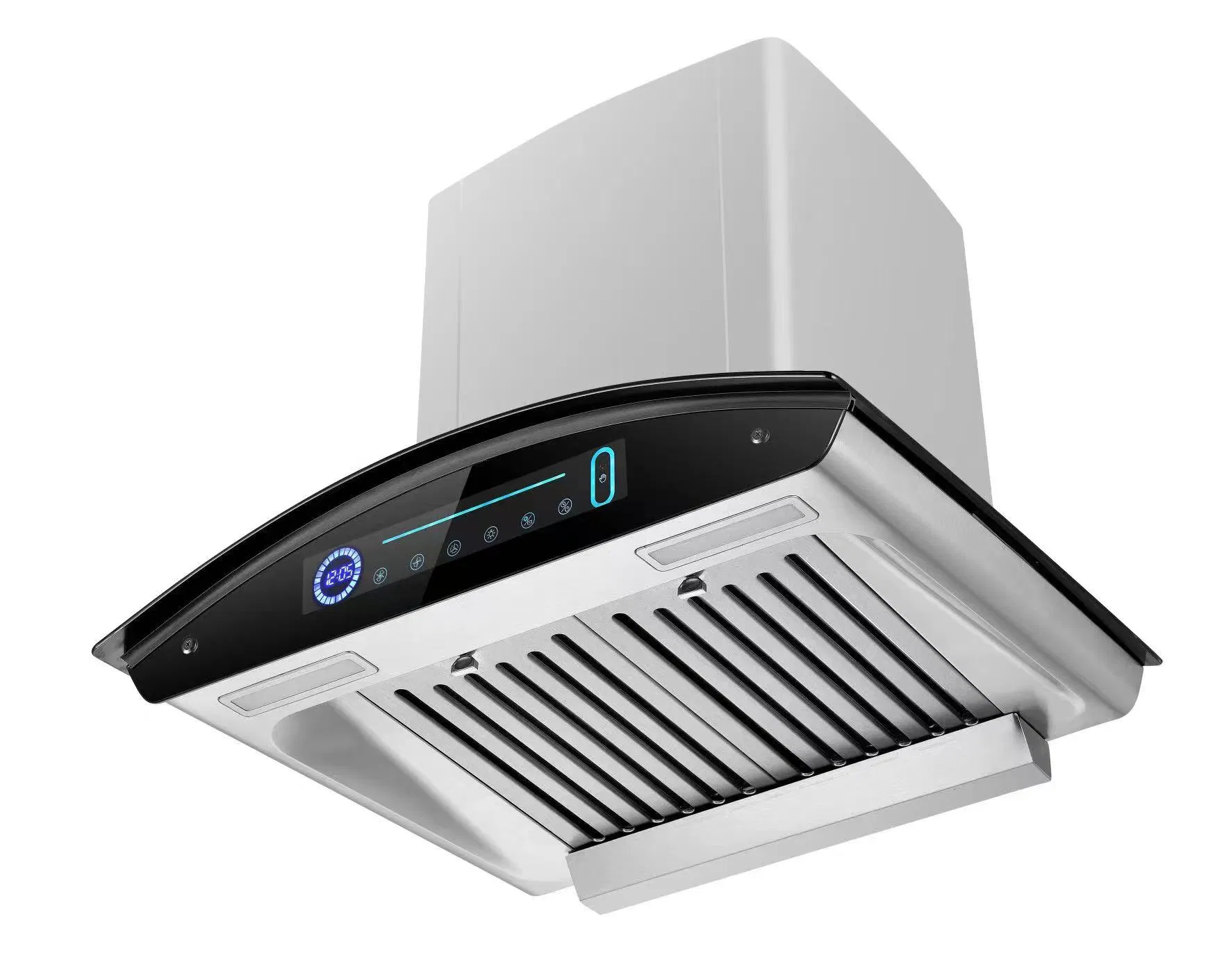 Premium 600mm Curved Glass Kitchen Range Hood with High Suction