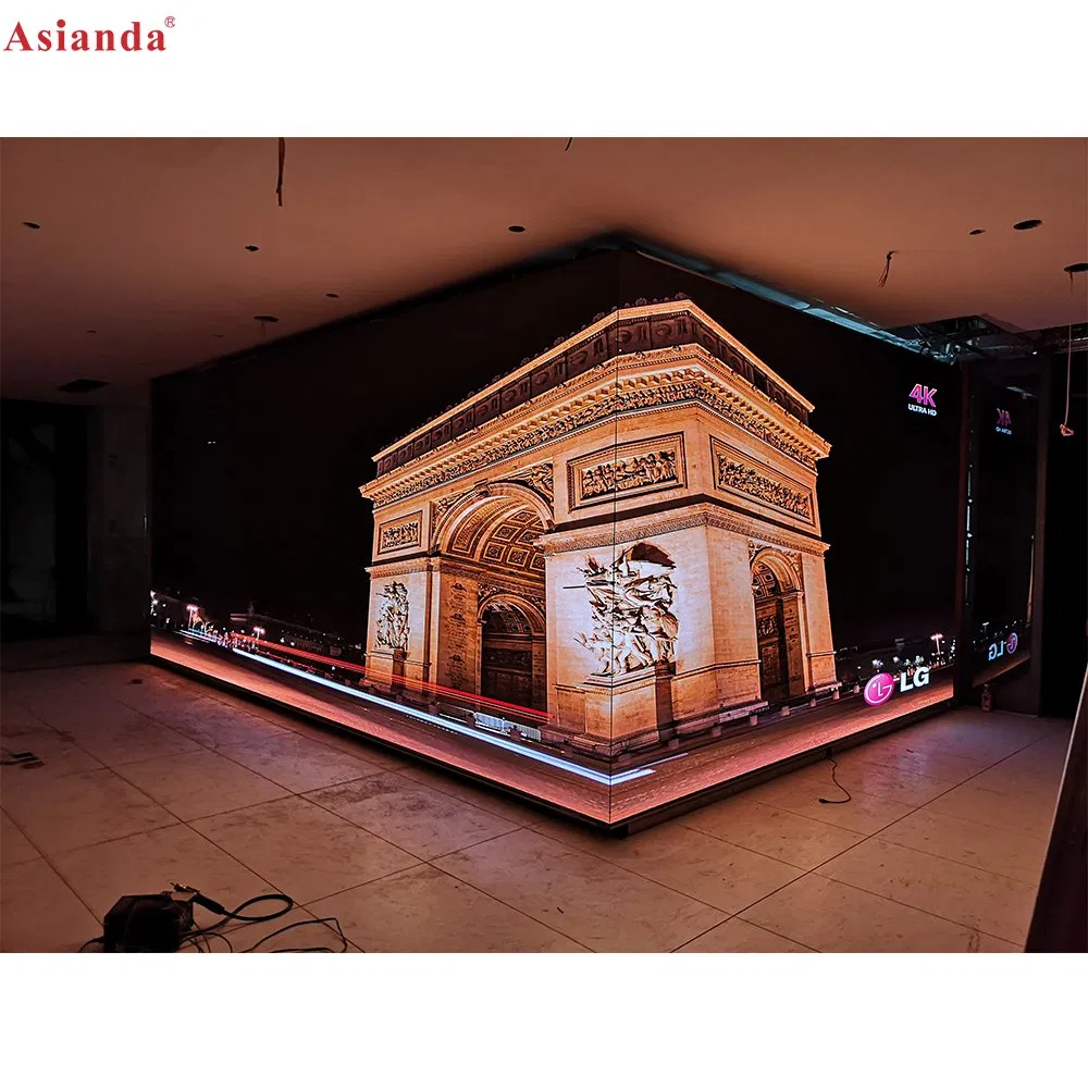 Easy Maintenanc Kaufen Small Pitch 1.2/1.5/1.8 Portable LED Video Wall 4K Colorful Display Screen Backdrop for Advertising Business, Church