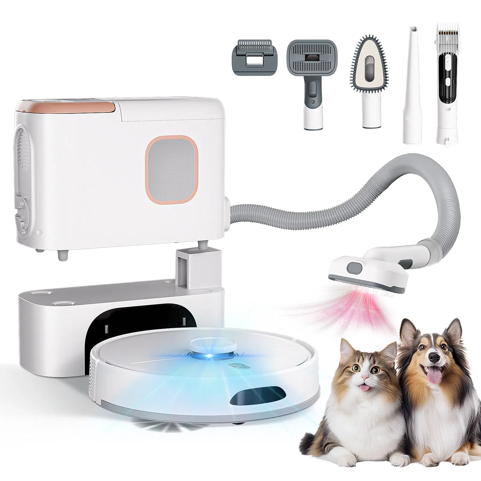 Vacuum Robot, Laser Navigation Whole House Mapping Pet Hair Vacuum Cleaner