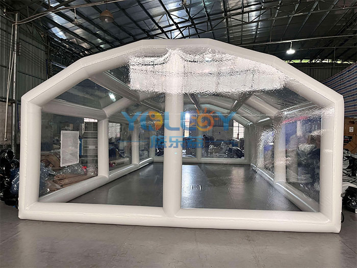 Customized Air Tent to Cover Swimming Pool for Clear Shadow and Wind Resisstance