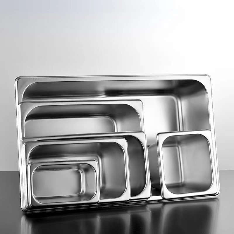 Full Size Stainless Steel Gn-Pan Hotel Food Pan for Restaurant