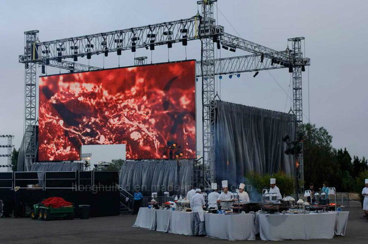 Low Price 4m*3m HD 3840Hz Stage LED Wall Full Color 500*500mm Panel Die Casting Aluminum P2.6 P2.9 P3.91 Outdoor Rental LED Screen