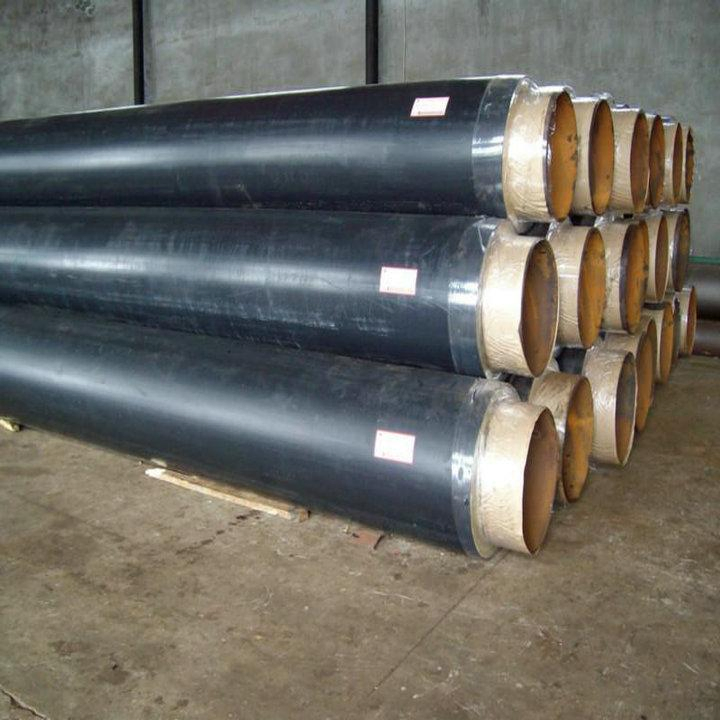 DN50-DN2000 Manufacturers Insulated Spiral Welded Steel Tubes Directly Buried Welded Pre-Insulated Pipe with Foam Insulation