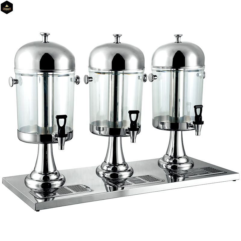 Hotel Cafeteria Party Events Night Club Cooler Beer Wine Buffet Cold Gold Juice Machine Juicer Liquor Beverage Dispenser for Sale