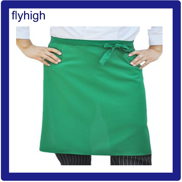 Half Size Polyester Material Customized Logo Chef Cooking Apron