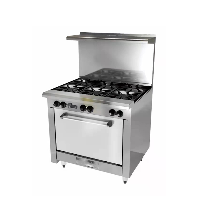 Commercial Kitchen Equipment Bakery Oven 4&6 Gas Stove Burner Cooking Range