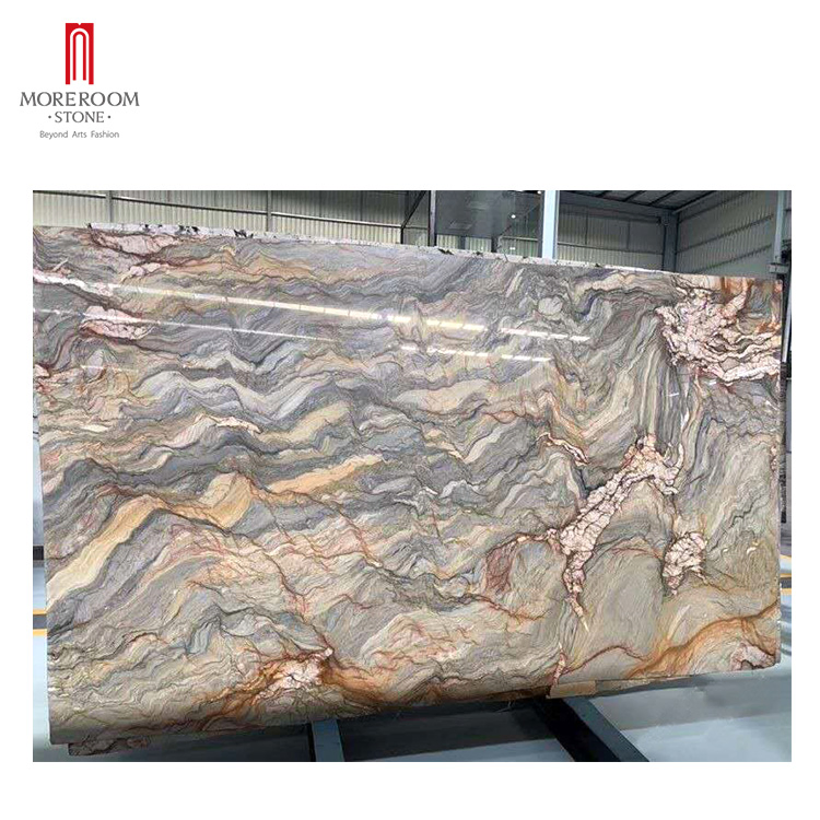 Imported Brazil Fusion Wow Quartzite Granite Stone Countertops