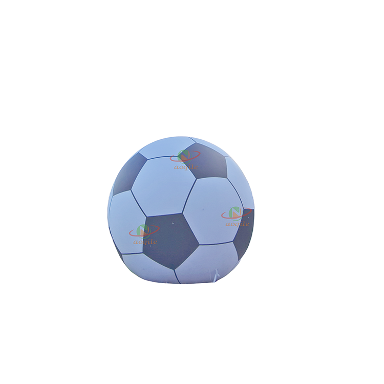 Commercial Inflatable Football with Lights Decoration Event Holiday Decoration Inflatable Football