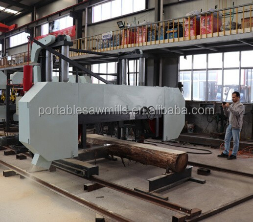 Ленточная пилорама портативная горизонтальная дизельная электрическая