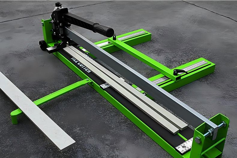 1200mm/800mm Manual Tile Cutter Adjustable Guide Upgraded Triangular Backstop Triangular Tile Cutting Secure Fixation