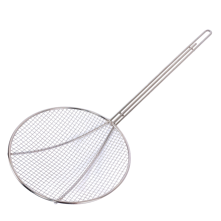 9" Restaurant Kitchen Cooking Utensil Food Ladle French Fries Strainer Frying Skimmer