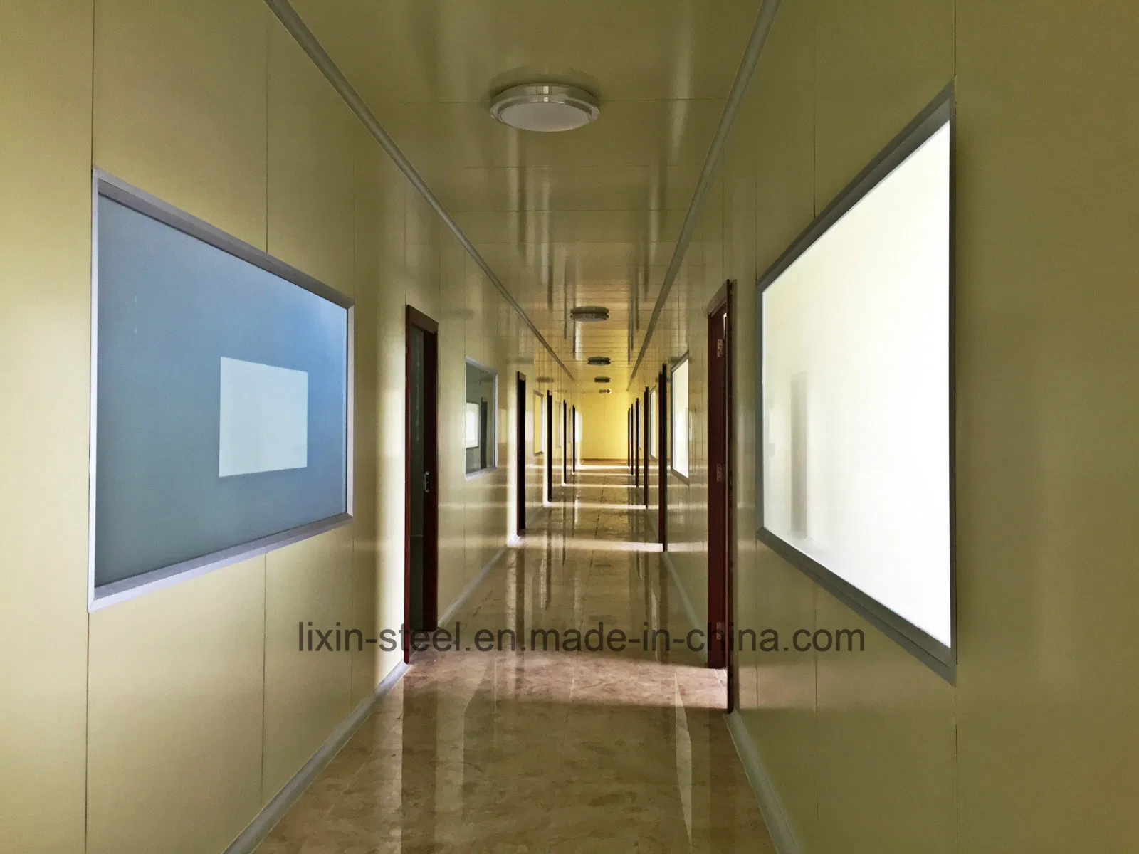 Economical Movable Steel Sandwich Panel Office Building