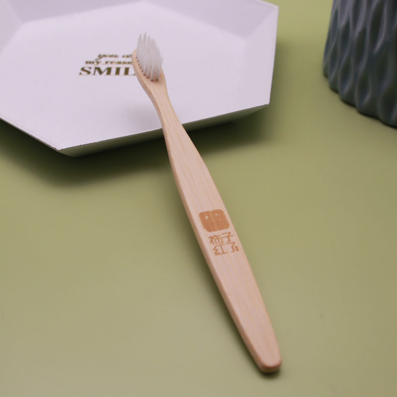 Bulk Bamboo Eco-Friendly Hotel Disposable Toothbrush Custom Logo