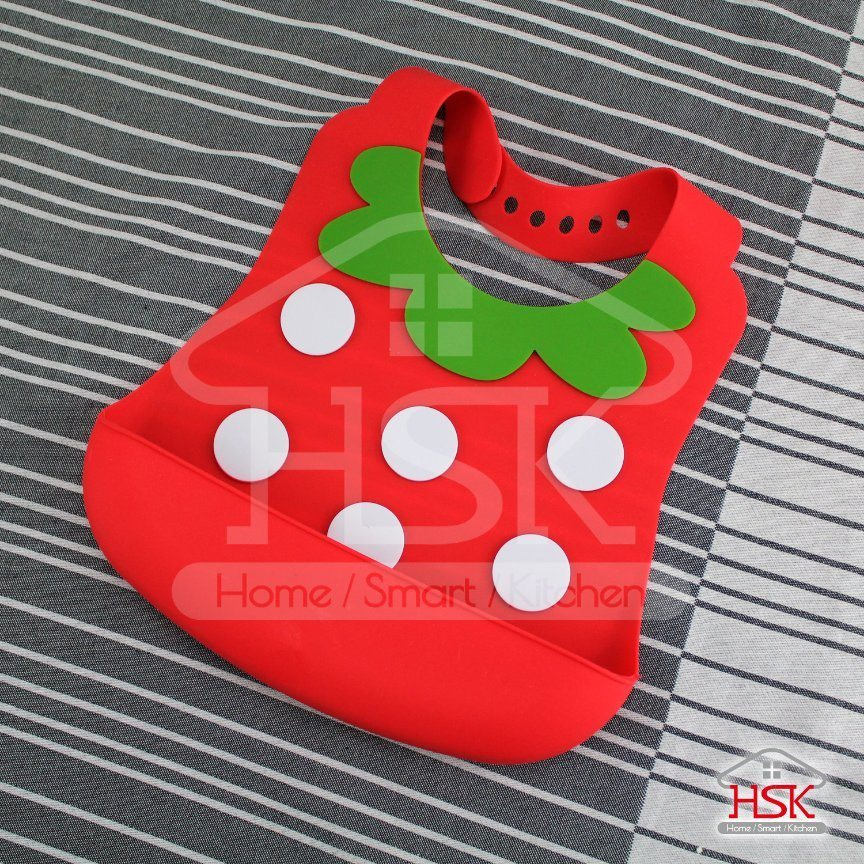 Waterproof Soft Food Catch Bib Silicone Baby Products