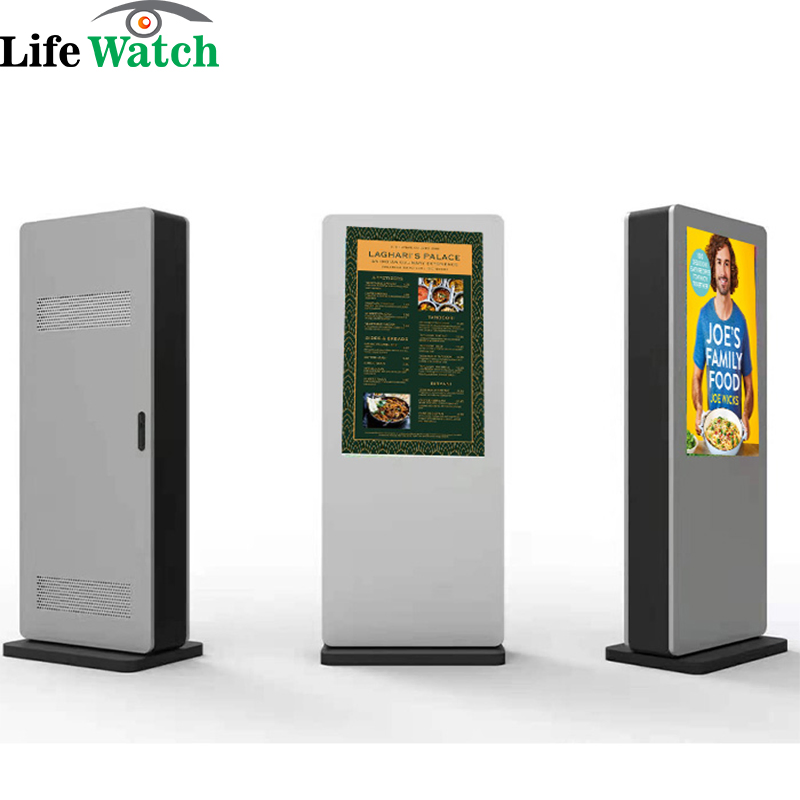 Outdoor 43inch 55inch 65inch 75inch 86inch Waterproof IP65 Network Android Windows Touch Advertising LCD Kiosk Totem Signage Display
