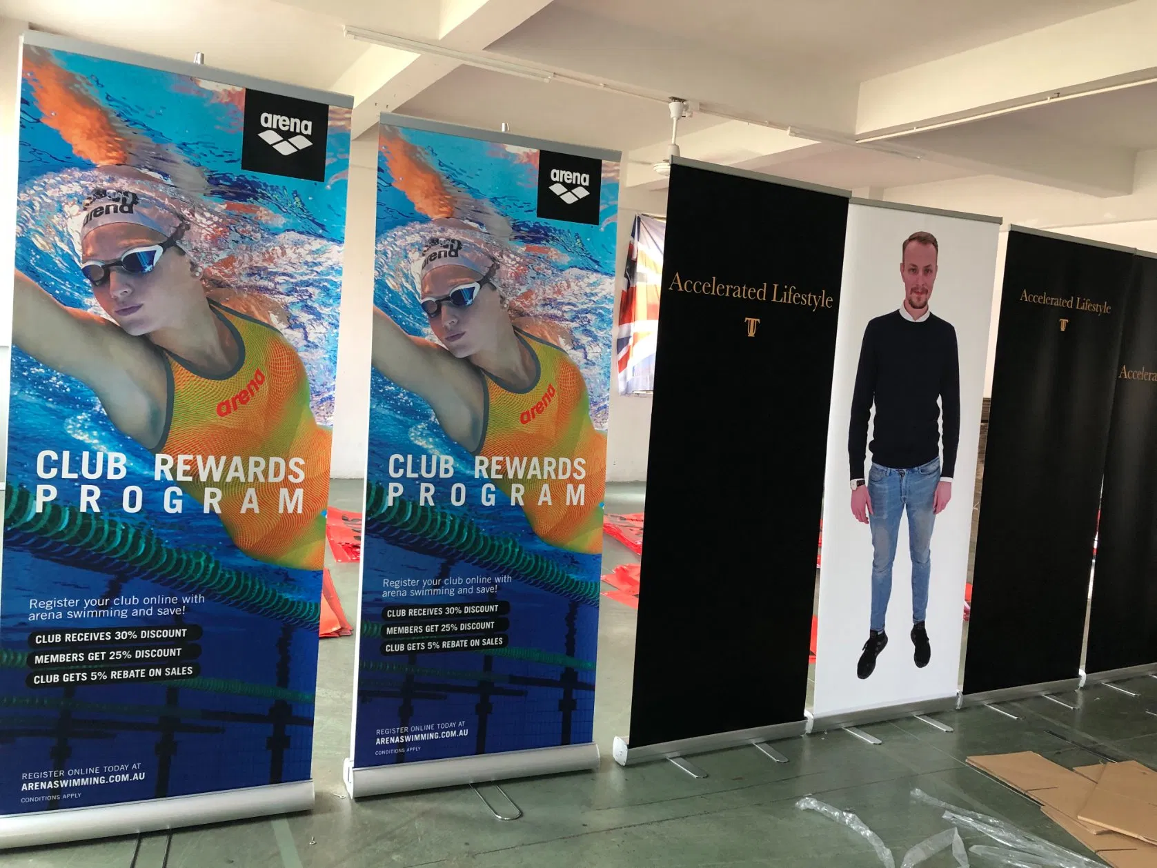 Trade Show Exhibition Display Roll up Banner Stand Luxury Advertisement Double Sided