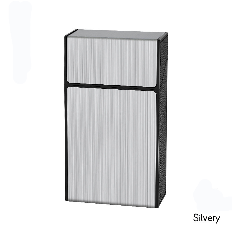 Ea599 Vintage Metal Cigarette Case Women Smoke Smoking Tin Box Waterproof Portable Laser Pretty Luxury Silver Gold Cases Custom