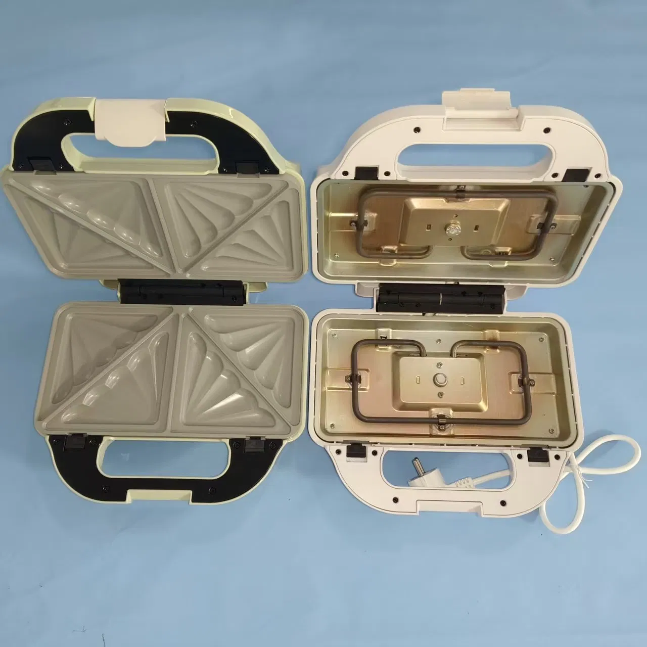 SUS 3 in 1 Detachable Sandwich Maker, Nonstick, Electric Omelet Maker, Panini Press, Pocket Sandwich Press, and Quesadilla Maker, with Indicator Light