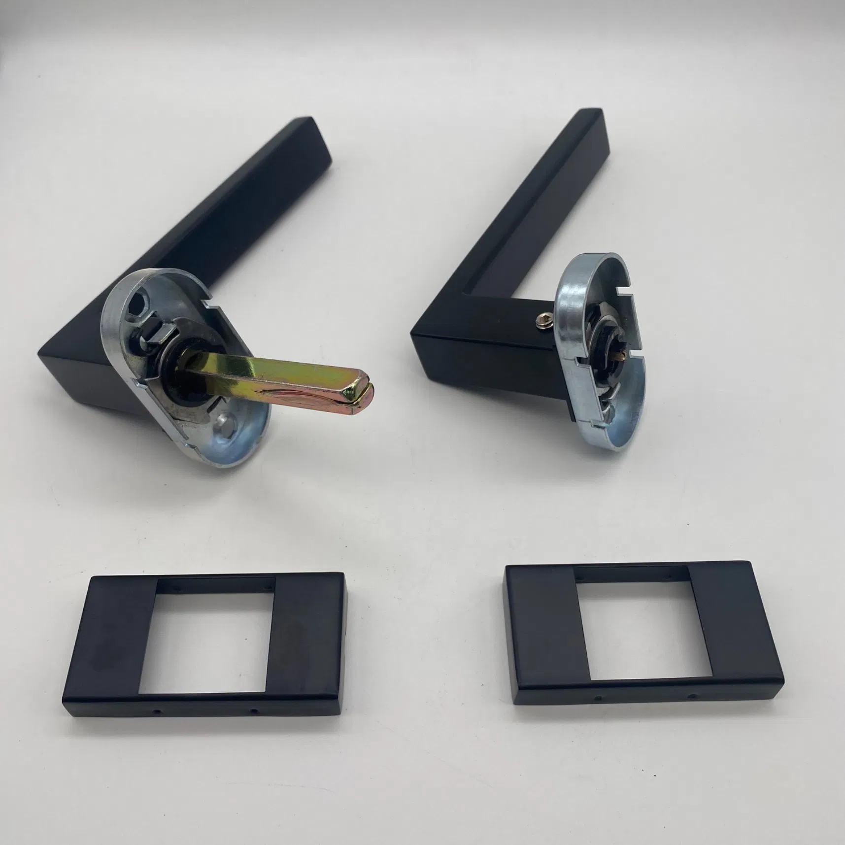 Customized Door Hardware Matt Black Interior Door Handles