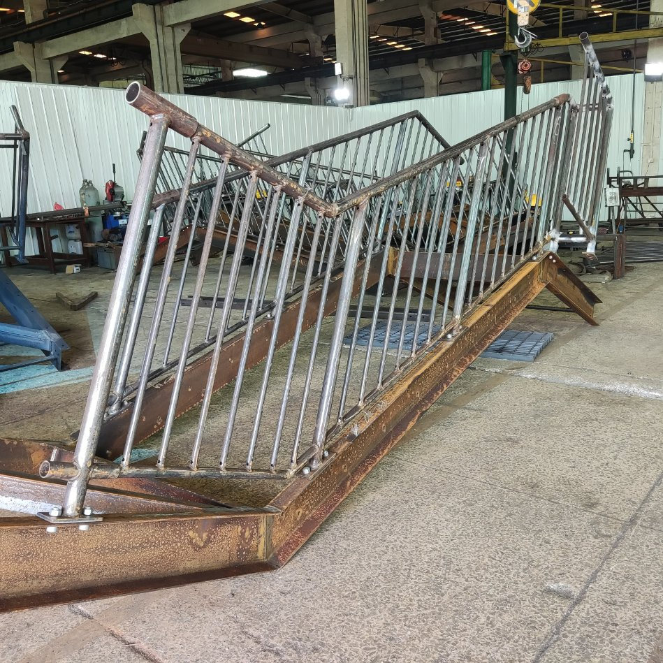 Jimu's Light Steel Structures Staircase Welding Fabrication