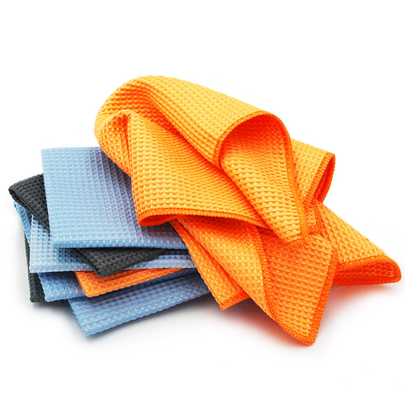 Wholesale Microfiber Dish Towels Kitchen Wiping Towel Microfiber Waffle Weave Towel