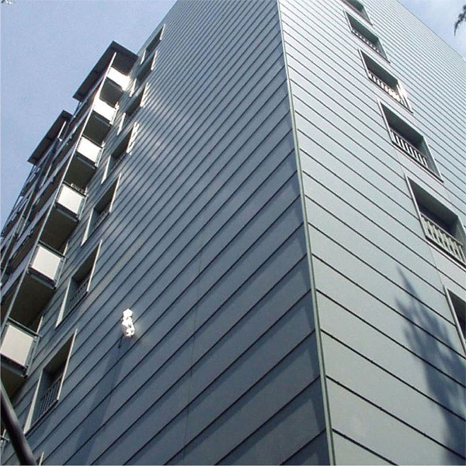 Advanced Tech Heat Insulated Overlapping Screw-Fix Curtain Wall