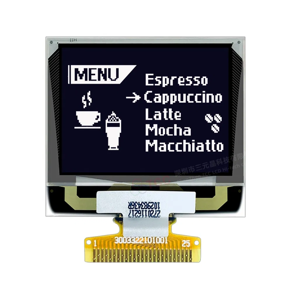 OLED дисплей 1.32 дюйма, 128x96, монохромный белый