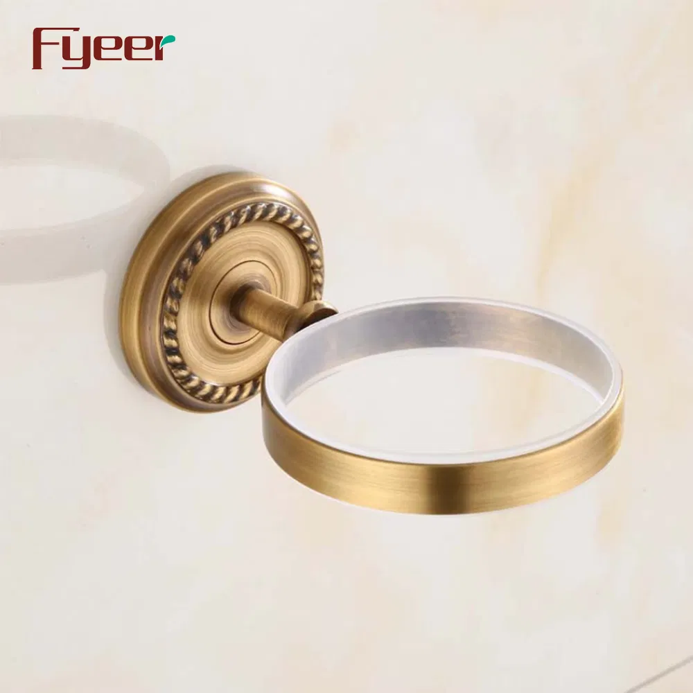 Держатель для туалетного ёршика Fyeer Antique Brass