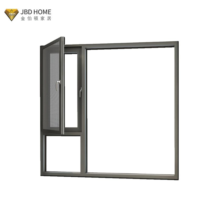 Customized Casement Window with Single or Double Glass Options