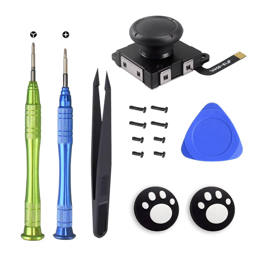 Sundi Wholesale Black White DIY Hall Joystick Kit for Ns Switch Lite OLED Repair Parts Replacement