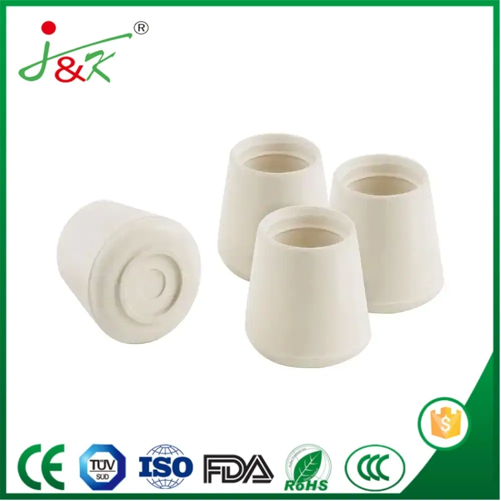 Round Cylindrical Butt Furniture Pipe Rubber Feet Rubber Tips Foot Caps Plastic Tubes End Cap Chair Legs Protector