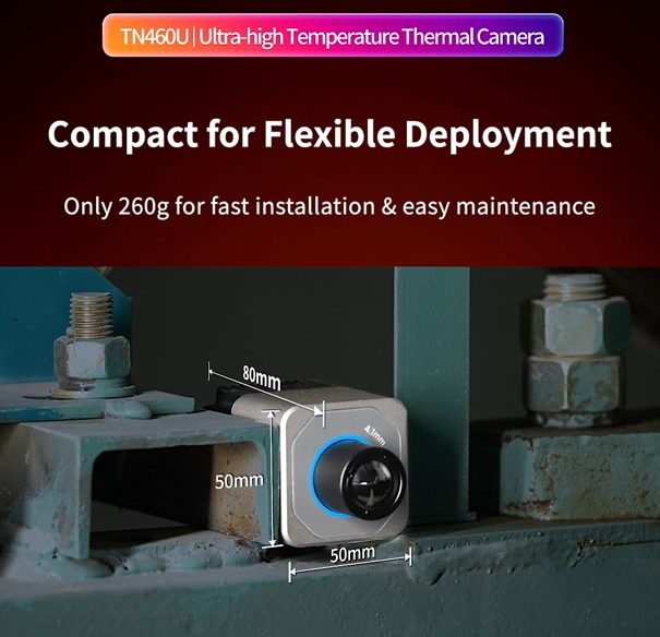 Wireless Ultra-High Temperature Thermal Camera Module for Efficient Quality Control in Manufacturing Processes