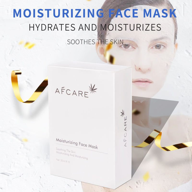 Factory Price Moisture Lightening Nourishing Sheet Face Mask for Woman Man White Face Mask