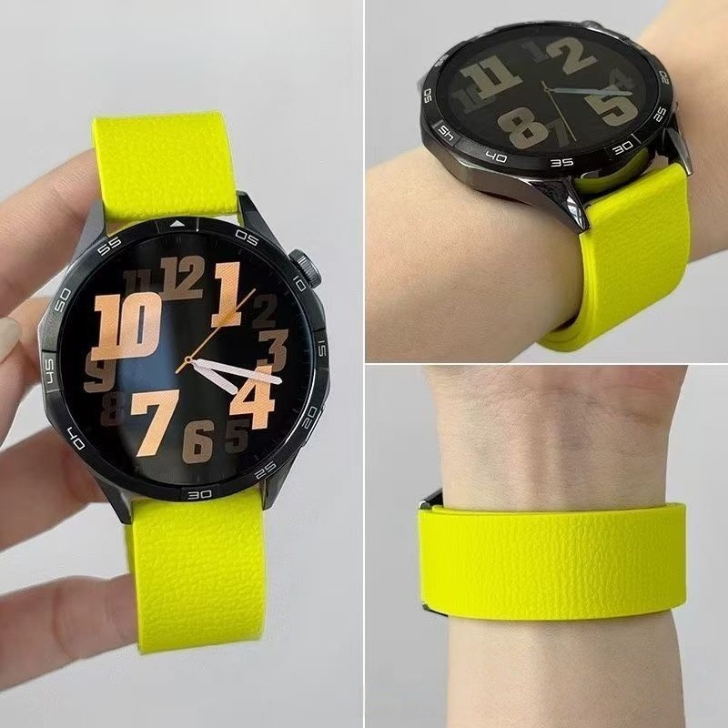 Fashion Sport Student Silicone Rubber Watch Strap Band for Apple Samsung Garmin