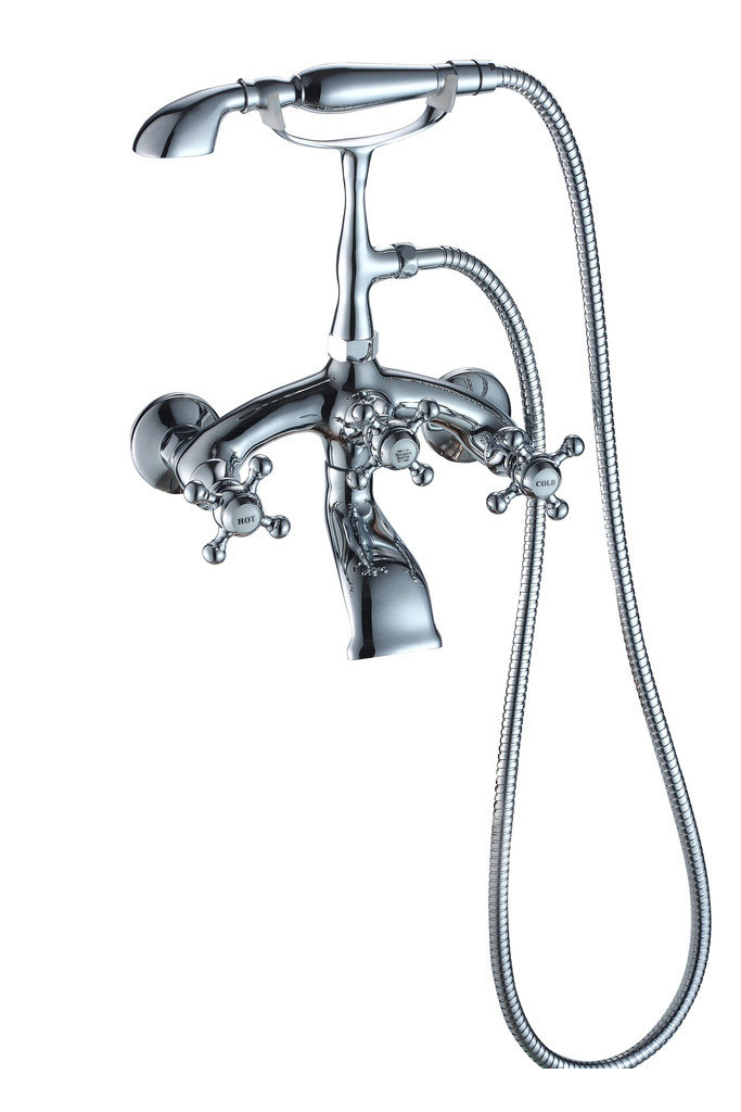 Deck-Mount Bathtub Faucet Modern Design Styles Zinc Alloy Bathroom Shower Head