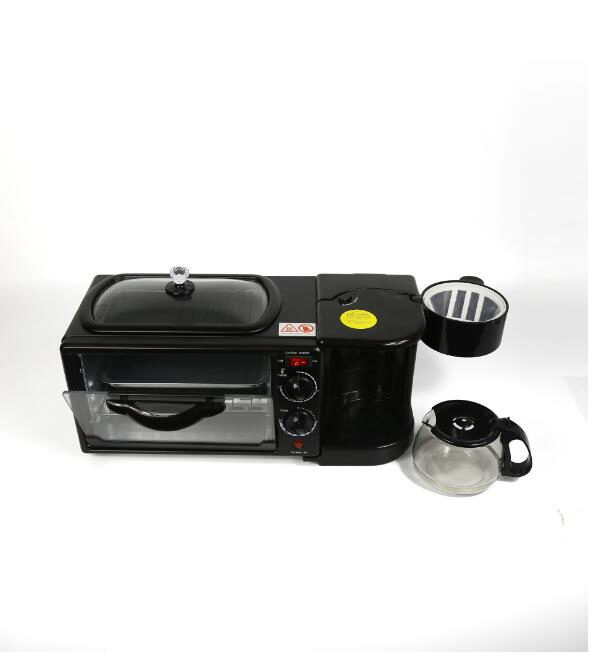 three in One Multi-Purpose Breakfast Machine Toaster Electric Oven