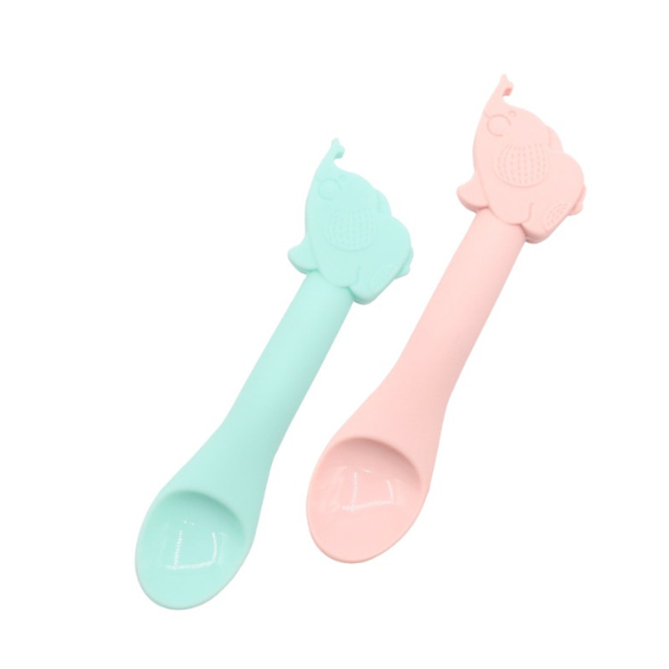 Baby Feeding Spoon Silicone Baby Dinner Spoon