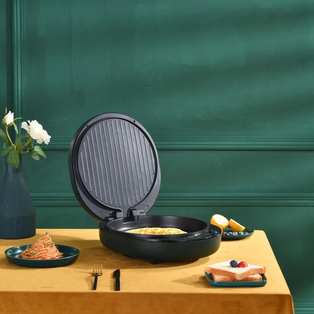 Easy Clean Home Use Pizza Pan and Outdoor Portable Electric Pizza Maker