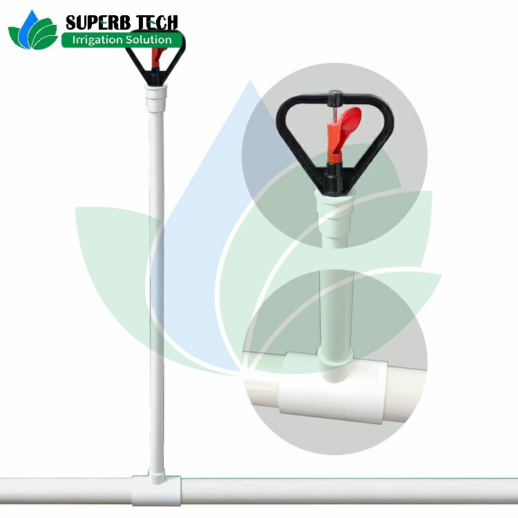 Farm Agricultural Irrigation System Plastic 360 Degree Rotor Sprayer Sprinkler