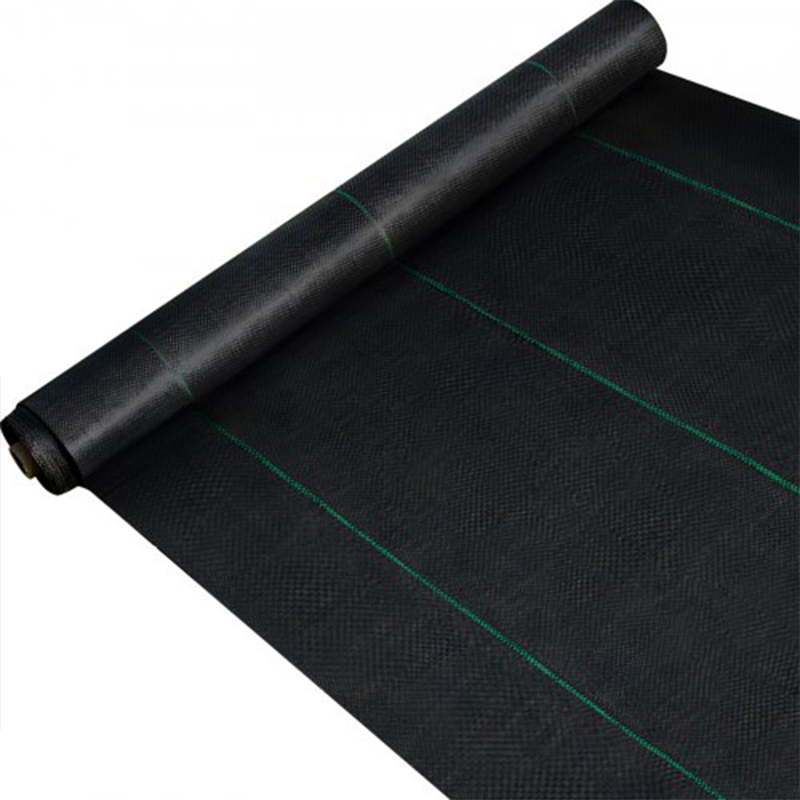 PP Woven Membrane PE Ground Cover Mesh Weed Mat Roll Anti Grass Weed Control Cloth Blocker Mulch Film