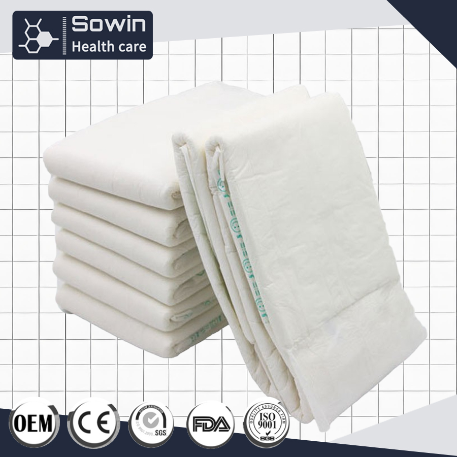 Elastic Surround PE Non-Woven Backsheet Adult Diaper with Frontal