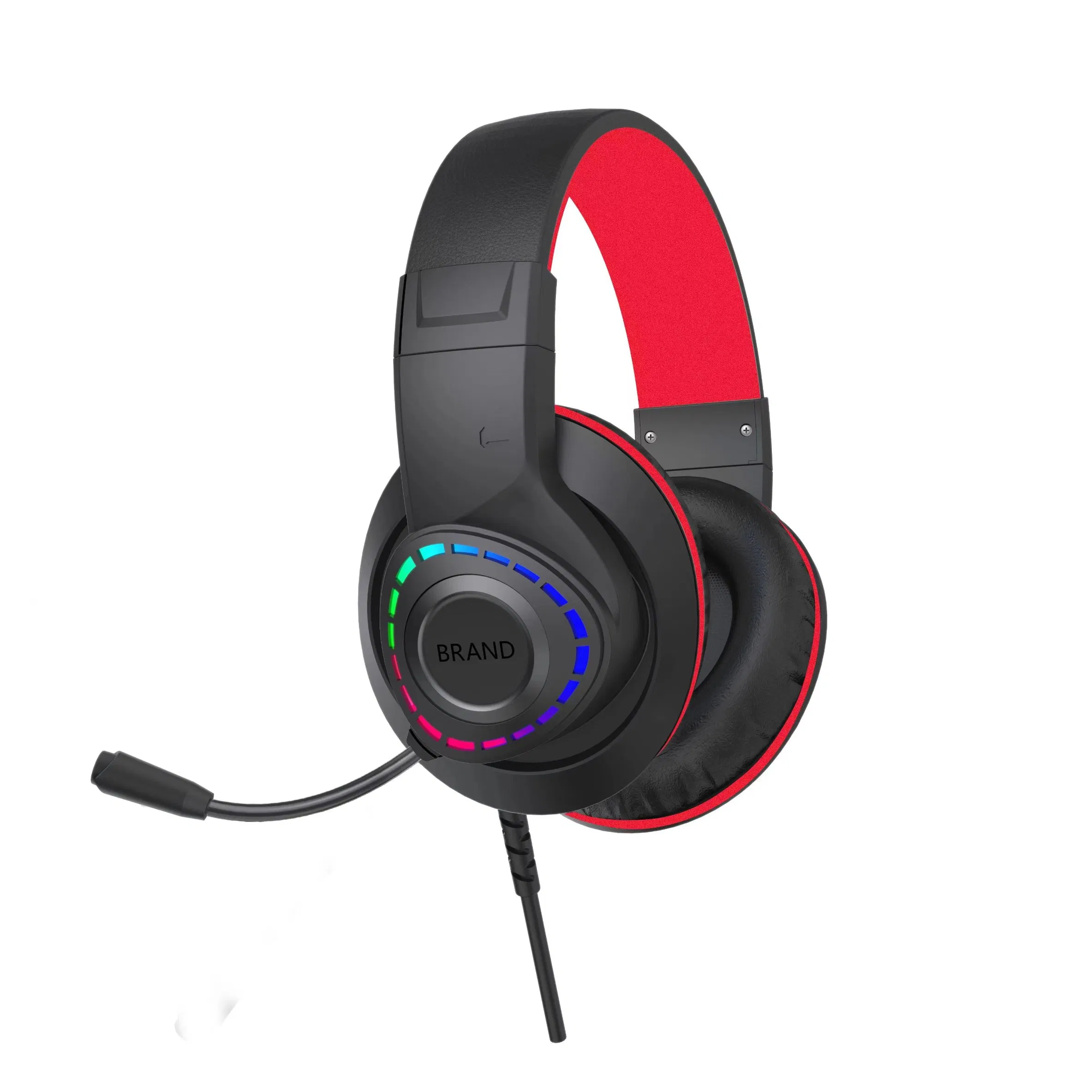 Игровая гарнитура USB с микрофоном и RGB подсветкой