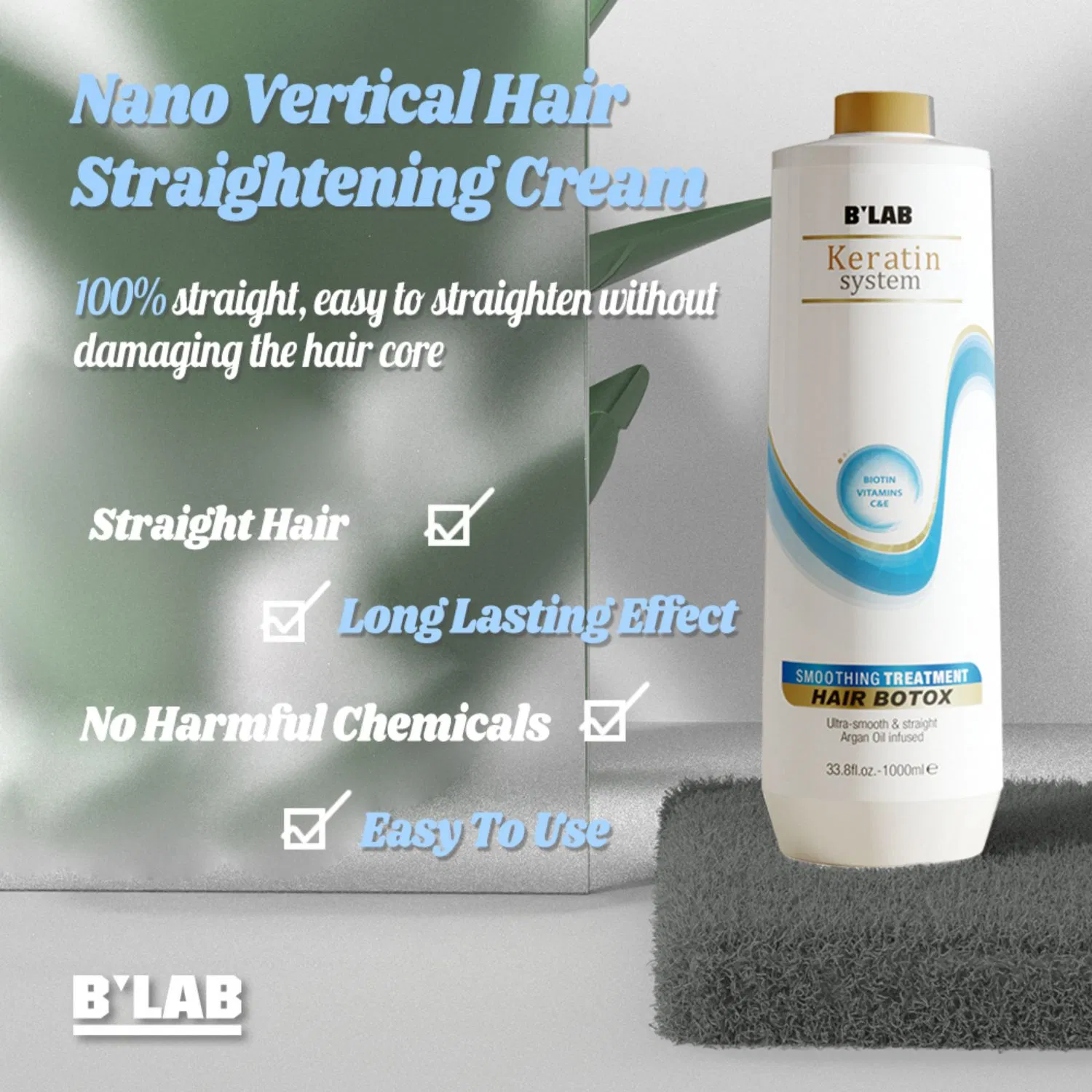 Nanoplastia Hair Keratin Treatment for Blonde Hair