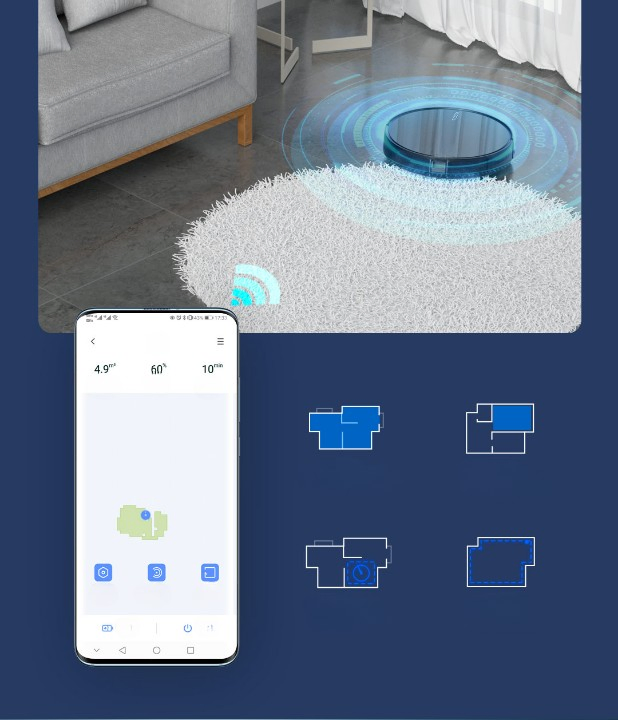 New Design Smart Cleaning Assistant Auto-Charging Smart Robot Vacuum Cleaner