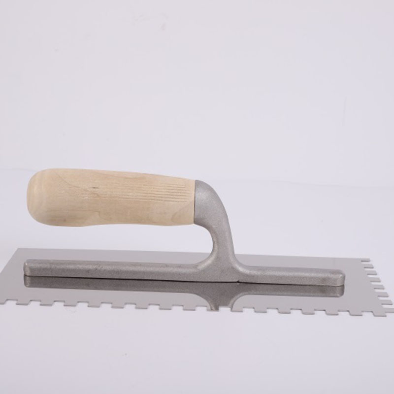 Construction Tools Floor Scraper Wood Handle Carbon Steell Blade Plastering Trowel