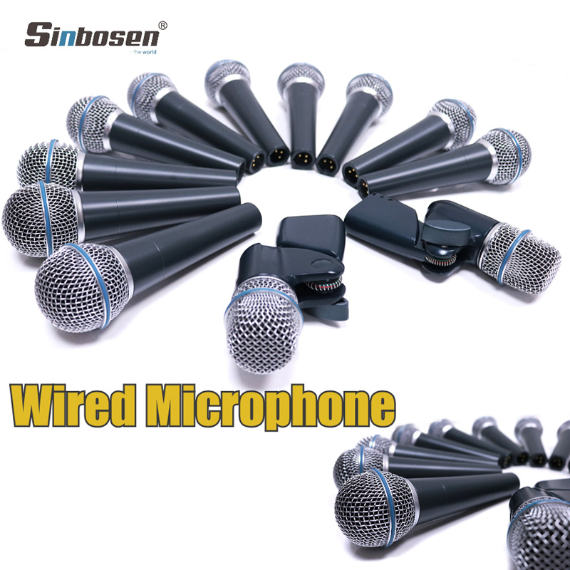 Sinbosen Wired Microphone Dynamic Super Heart Shape Karaoke Microphone